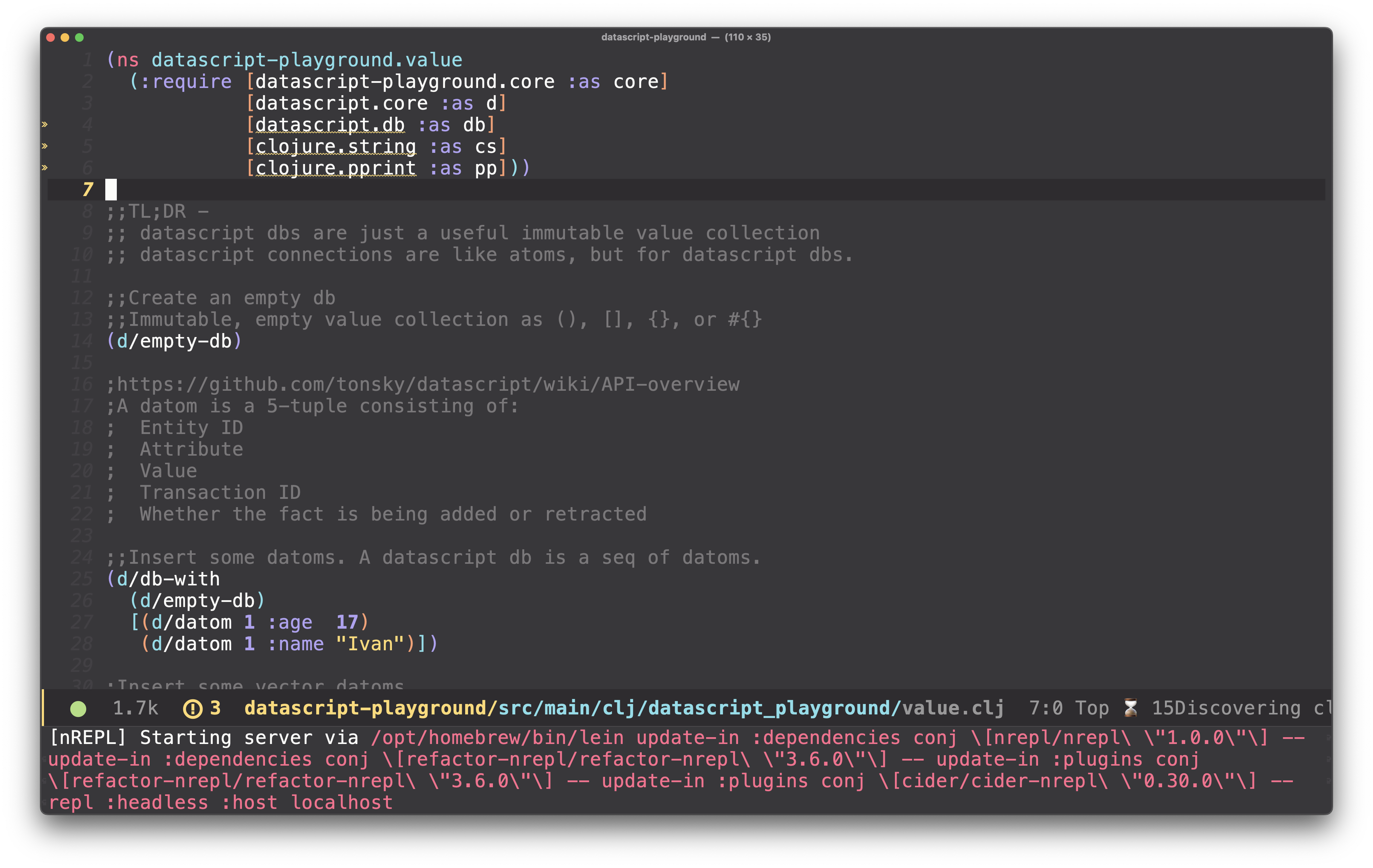 First file in the datascript-playground